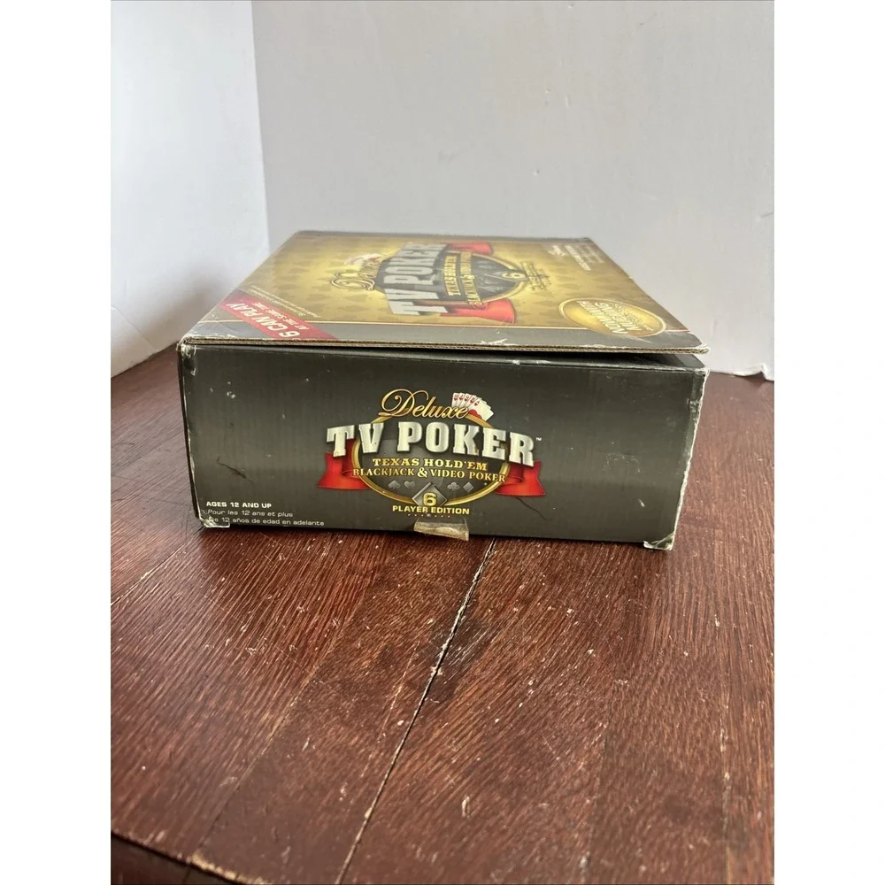 TV Poker‎ Video Game System With Texas Hold Em Blackjack and Video Poker